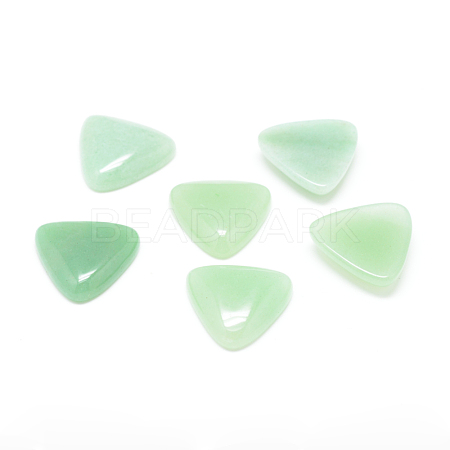 Natural Green Aventurine Gemstone Cabochons G-T025-10x10mm-04-1