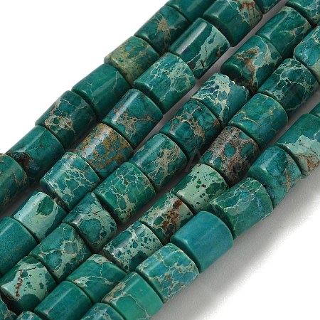 Natural Imperial Jasper Beads Strands G-P460-06G-1