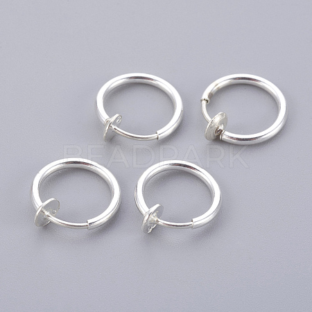 Brass Clip-on Earrings EJEW-F179-11-1