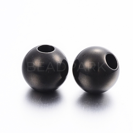 304 Stainless Steel European Beads STAS-H370-02B-02-01-1