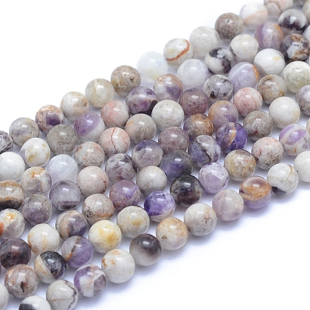 Natural Chevron Amethyst Beads Strands G-L552H-06A-1