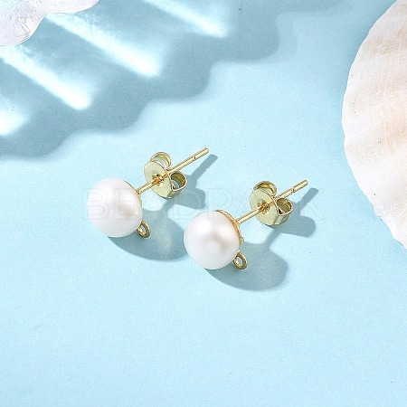 304 Stainless Steel Stud Earring Findings EJEW-JE07462-1