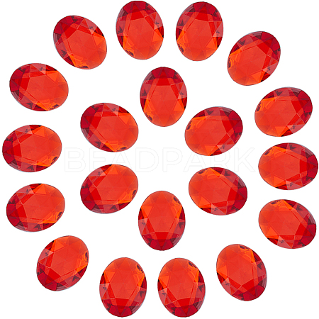 Acrylic Rhinestone Flat Back Cabochons DIY-GF0009-17A-1