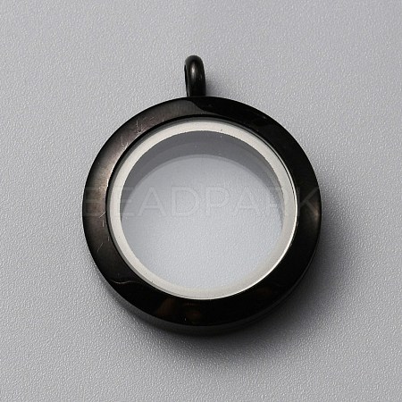 304 Stainless Steel Locket Pendants FIND-WH0032-58B-EB-1
