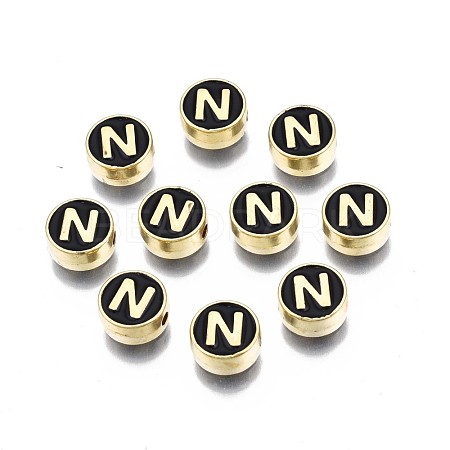 Alloy Enamel Beads ENAM-N052-006-02N-RS-1