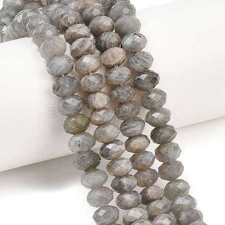 Natural Labradorite Beads Strands G-C259-A41-5x8mm-1