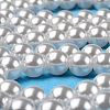ABS Plastic Imitation Pearl Round Beads MACR-S789-8mm-01-4