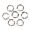 Tarnish Resistant 304 Stainless Steel Open Jump Rings X-STAS-Q186-02-5x0.8mm-1