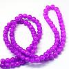 Baking Paint Imitation Jade Glass Round Bead Strands DGLA-Q021-10mm-27-3