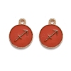 Alloy Enamel Pendants ENAM-S124-01B-12F-1