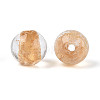 Handmade Gold Foil Glass Beads LAMP-C004-03G-2