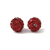 Polymer Clay Rhinestone Beads RB-N006-41-3