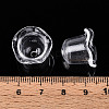 Transparent Acrylic Bead Caps TACR-T028-58A-4