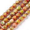 Natural Regalite/Imperial Jasper/Sea Sediment Jasper Beads Strands X-G-Z008-01C-1