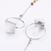 Chakra Gemstone Pyramid Dowsing Pendulums G-F515-01D-2