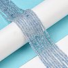 Grade A Natural Aquamarine Beads Strands LS-G-E411-19F-2mm-4