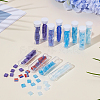 240Pcs 12 Colors 2-Hole Baking Paint Glass Seed Beads SEED-ME0001-10A-4