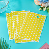 Polka Dot PET Plastic Packing Bags with Die Cut Hole Handle ABAG-TADJ0002-001C-3