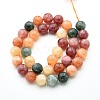 Natural Quartz Beads Strands G-N355-10mm-18-2
