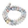 Natural Aquamarine Beads Strands G-F591-29B-8mm-3