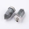 Natural Labradorite Pointed Pendants X-G-E442-03N-2
