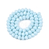 Opaque Solid Color Imitation Jade Glass Beads Strands EGLA-A044-P8mm-D06-3