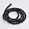 Faceted Bicone Glass Beads Strands X-EGLA-P017-4mm-04-2