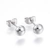 304 Stainless Steel Ear Studs EJEW-G210-02-3