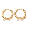 304 Stainless Steel Huggie Hoop Earring Findings STAS-D183-03A-G-1