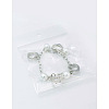 Great Valentine Gifts for Her Charm Glass Pearl Bracelets BJEW-JB00657-4