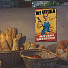 Vintage Metal Tin Sign AJEW-WH0436-128-5