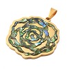 304 Stainless Steel Pendants STAS-F313-02G-2
