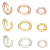 GOMAKERER 6Pcs 6 Styles 925 Sterling Silver Open Jump Rings STER-GO0001-17-1