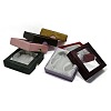 Square Shaped PVC Cardboard Satin Bracelet Bangle Boxes for Gift Packaging X-CBOX-O001-01-1
