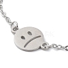 Tarnish Resistant 201 Stainless Steel Link Bracelets with Cable Chains LS-BJEW-P297-01P-D-2