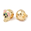 Rack Plating Brass European Beads KK-B076-18G-1-2
