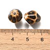 Vintage Style Glazed Ceramic Porcelain Beads PORC-H013-01-06-3