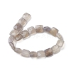 Natural Grey Agate Beads Strands G-K359-B12-01-3
