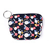 Flower Pattern Cotton Cloth Wallets AJEW-N003-11-2