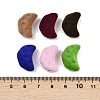 Flocking Opaque Acrylic Beads OACR-B051-01A-3