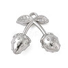 304 Stainless Steel Pendants STAS-K312-08D-P-1