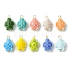 Handmade Procelain Pendants PALLOY-JF02470-1