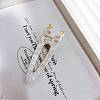 Cat Shape Cellulose Acetate(Resin) Alligator Hair Clips PW-WGA8C03-07-1