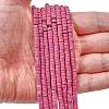 Dyed Synthetic Imperial Jasper Beads Strands G-Z089-A03-E-2