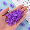 Transparent Frosted Acrylic Bead Caps MACR-S371-04A-747-5