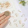 40Pcs Brass Earring Hooks KK-BBC0021-73-3