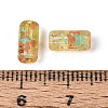 Picasso Transparent Glass Bugle Beads SEED-N010-02F-3