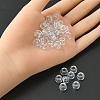 Transparent Acrylic European Beads MACR-YW0002-17A-3