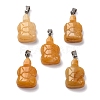 Natural Topaz Jade Pendants G-B127-06P-03-2