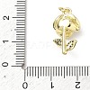 Brass Micro Pave Cubic Zirconia Pendants KK-H255-26G-3